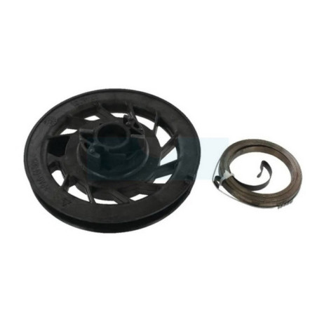 Poulie avec ressort de lanceur pour moteur Stiga (118550695/0)