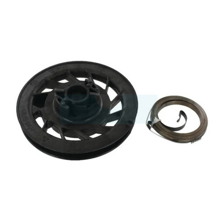 Poulie avec ressort de lanceur pour moteur Stiga (118550695/0)