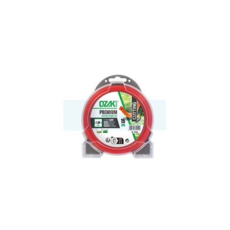 Fil nylon carré Prenium Ozaki 1,6mm / 15m