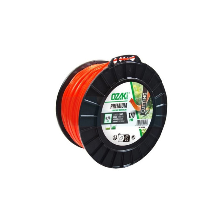 Fil nylon carré Prenium 2,7mm / 170m