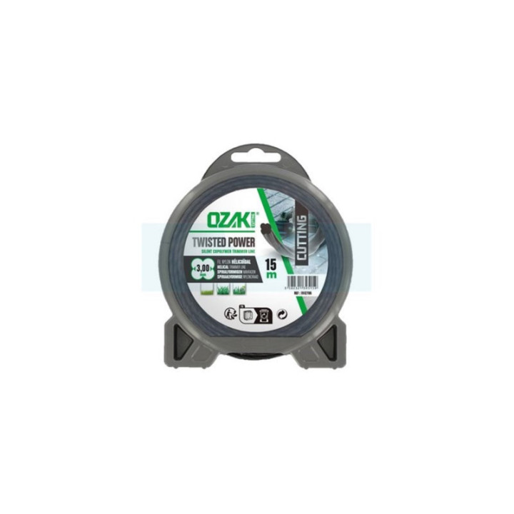 Fil nylon hélicoidal twisted power silent line 3mm / 15m