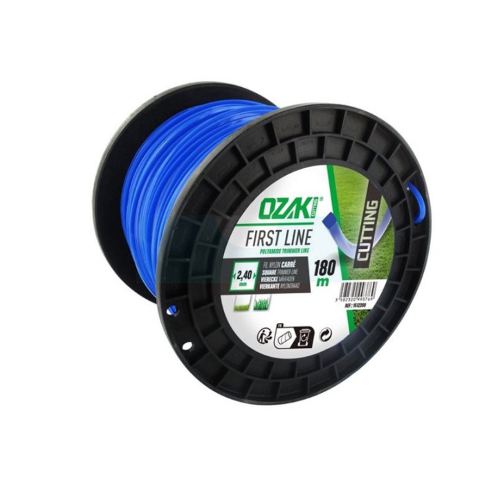 Fil nylon carré 2,4mm / 180m