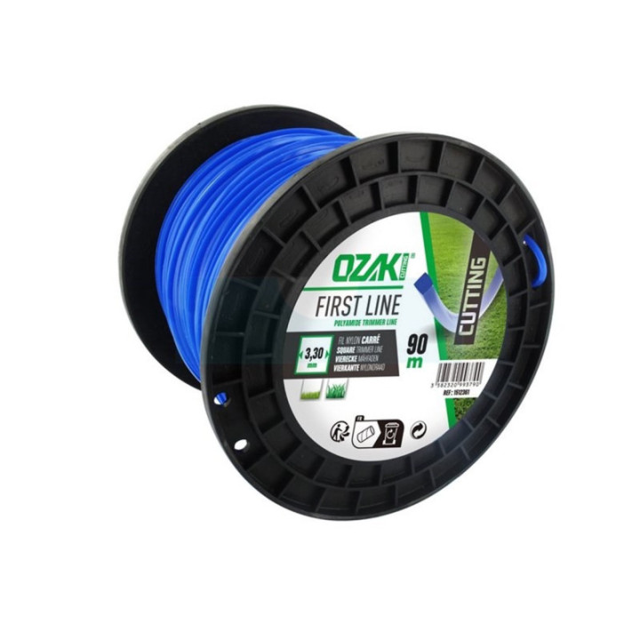 Fil nylon carré 3,3mm / 90m