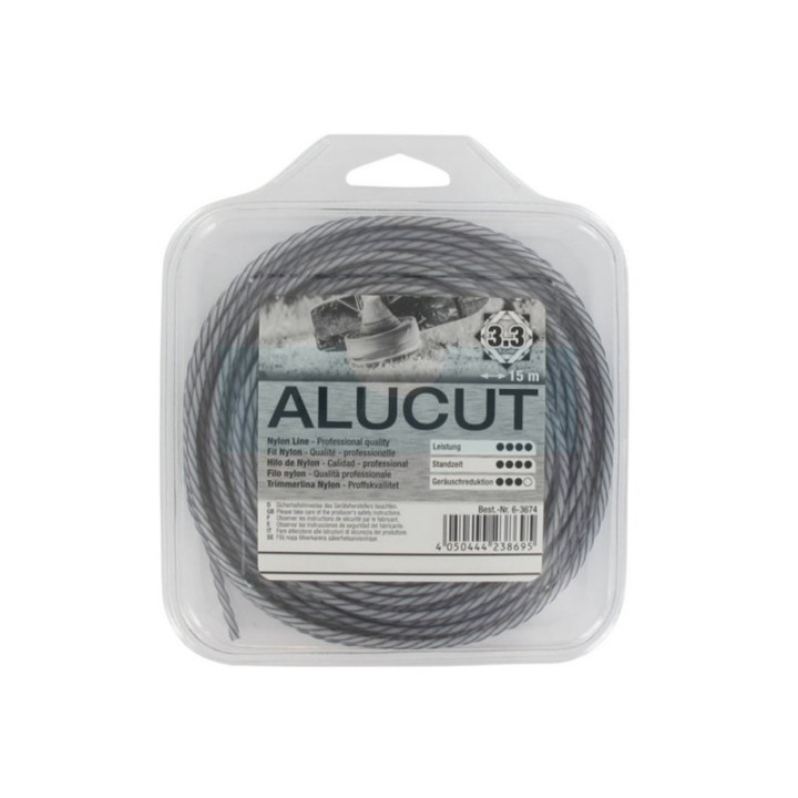 Fil nylon hybrid twist alucut 3,3mm / 15m