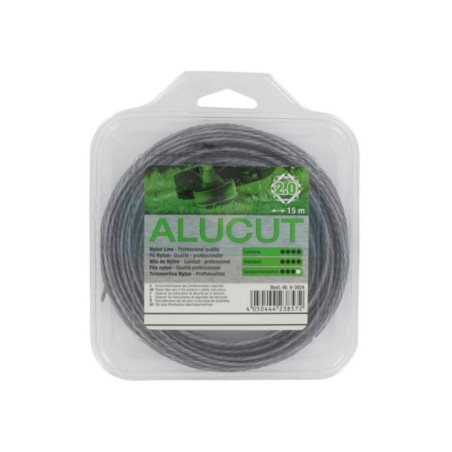 Fil nylon hybrid twist alucut 2mm / 15m