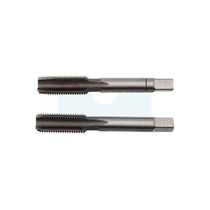 Jeu de deux tarauds HSS (pas : 3/8'')