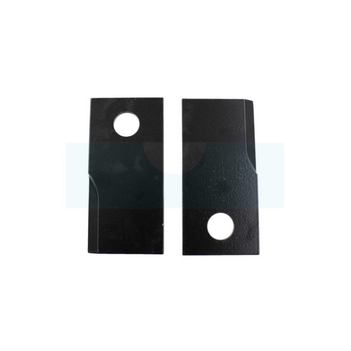 Kit de 2 lames pour tracteur tondeuse Oleo Mac (532950602013)