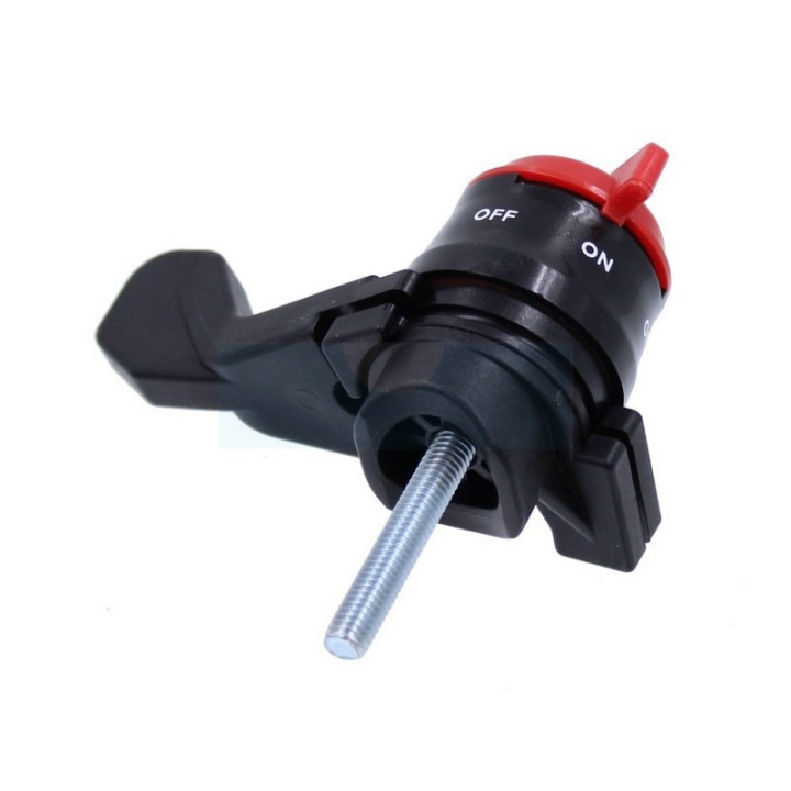 Manette d'accélération universelle avec bouton stop