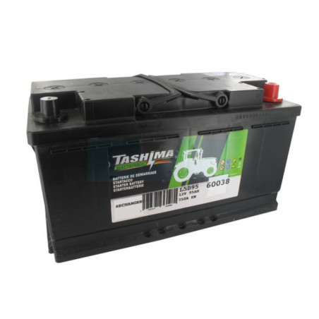 Batterie de démarrage Tashima Pb Ca/Ca, 12V - 95Ah (60038)