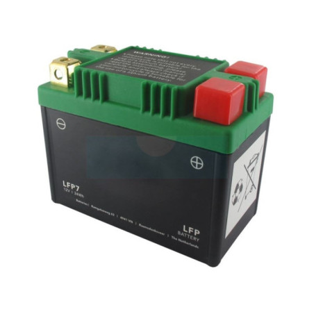 Batterie de démarrage Lithium-Fer-Potassium (LiFePo4 ou LFP) 12V 10Ah, CCA 120, 24Wh (2100006)