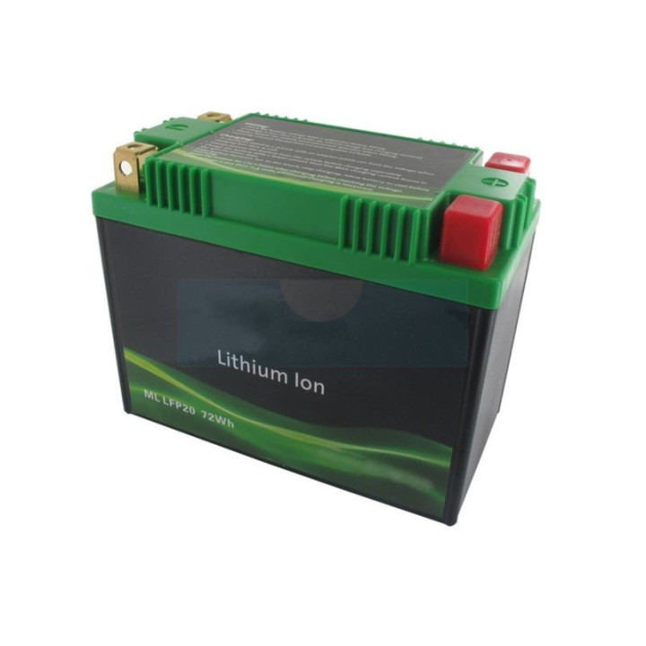 Batterie de démarrage Lithium-Fer-Potassium (LiFePo4 ou LFP) 12V 24Ah 72Wh (2100020)