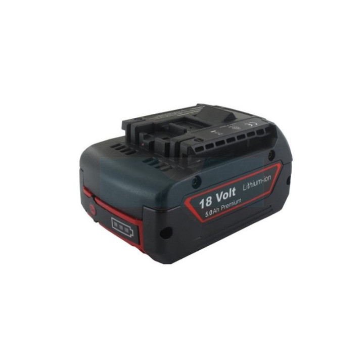 Batterie lithium/ion 18V - 5,0Ah adaptable outillage électroportatif BOSCH (2607336091)