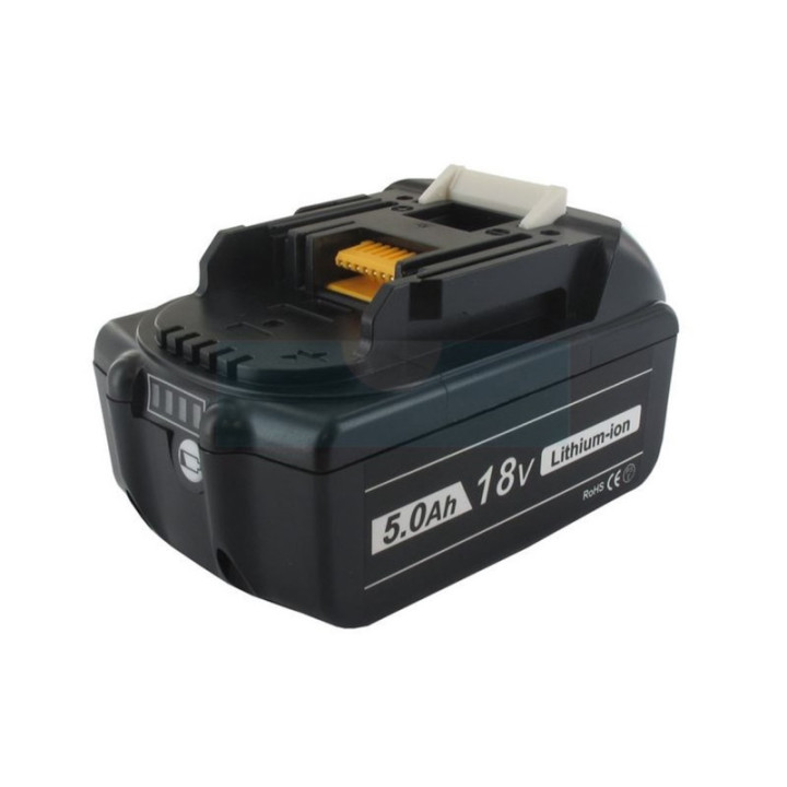 Batterie lithium/ion 18V - 5,0Ah adaptable outillage électroportatif MAKITA (BL1850B)