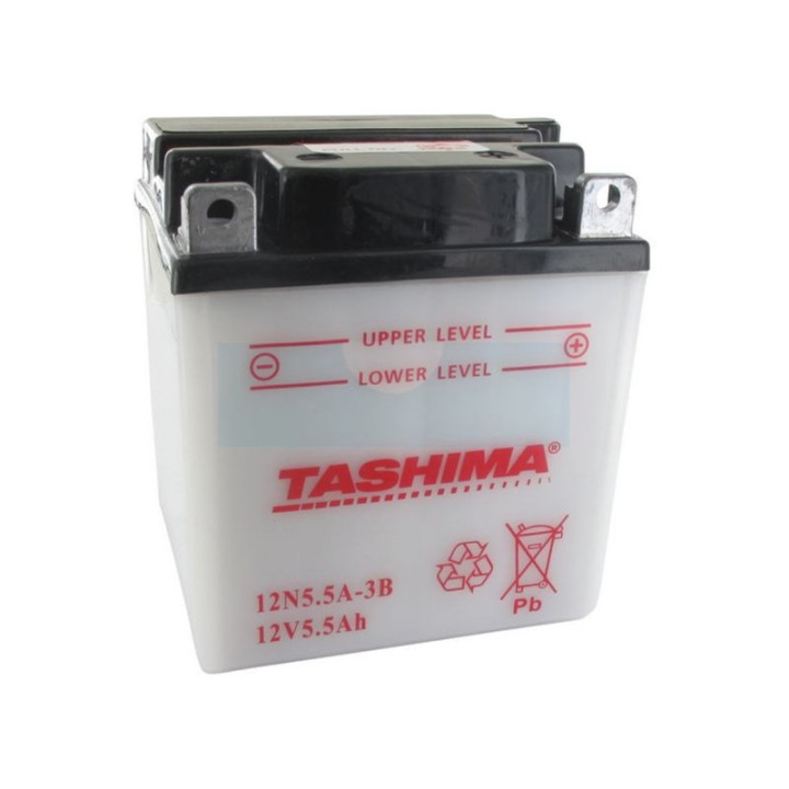 Batterie plomb Tashima 12V, 5,5Ah (12N55A3B)
