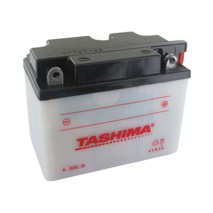 Batterie plomb Tashima 6V, 8Ah (6FB8LB)