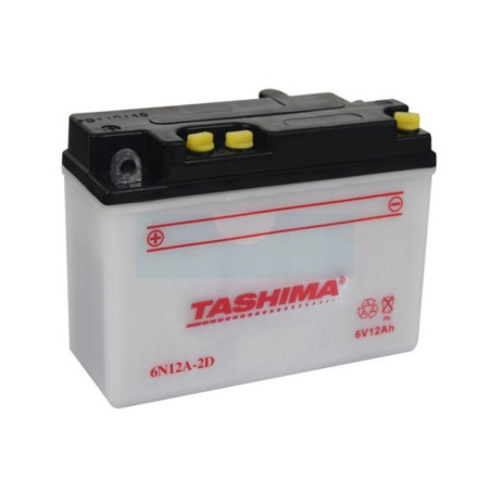 Batterie plomb Tashima 6V, 12Ah (6N12A2D)