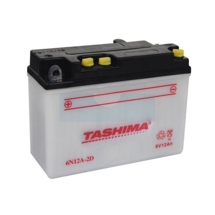 Batterie plomb Tashima 6V, 12Ah (6N12A2D)
