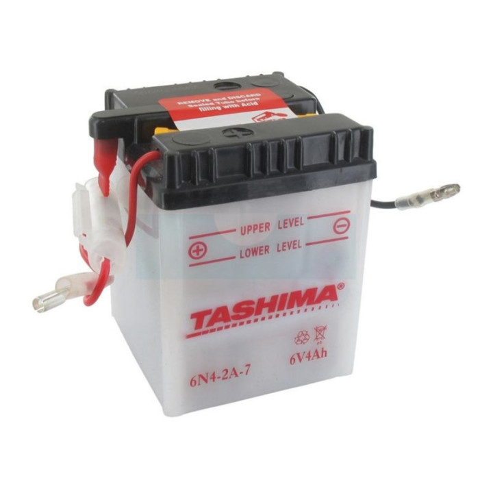 Batterie plomb Tashima 6V, 4Ah (6N42A7)
