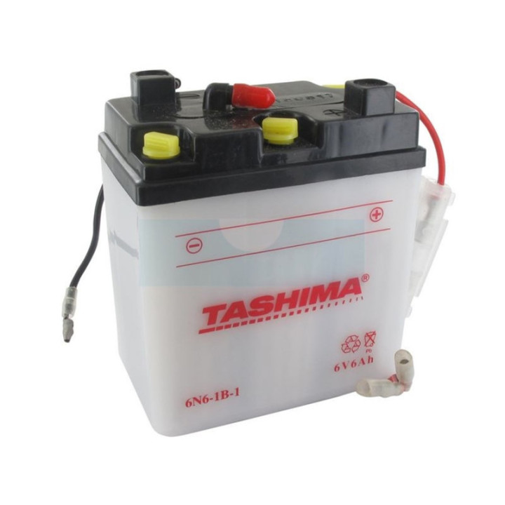 Batterie plomb Tashima 6V, 6Ah (6N61B1)