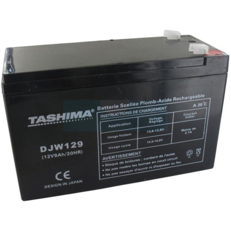 Batterie Tashima gel/agm 12V, 9 Ah (118120010/0)