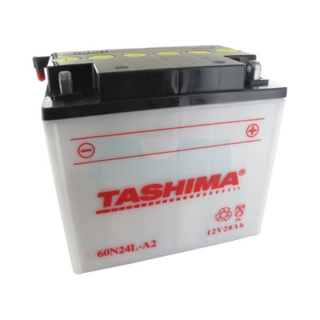 Batterie plomb Tashima Y60N24LAh renforcée 12V, 28Ah (Y60N24LA)