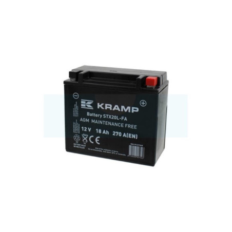 Batterie plomb étanche sans entretien 12V, 18Ah (FTX20BS)
