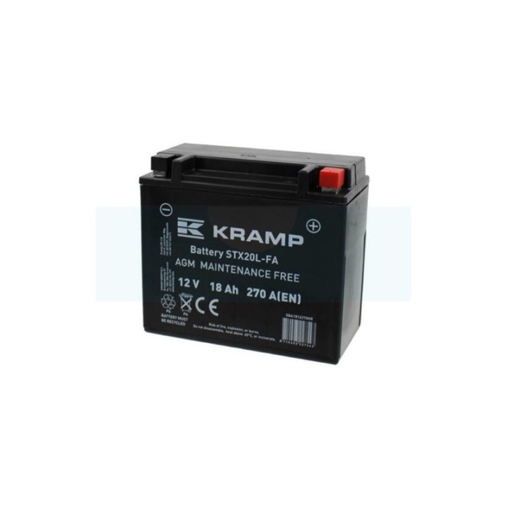Batterie plomb étanche sans entretien 12V, 18Ah (FTX20BS)
