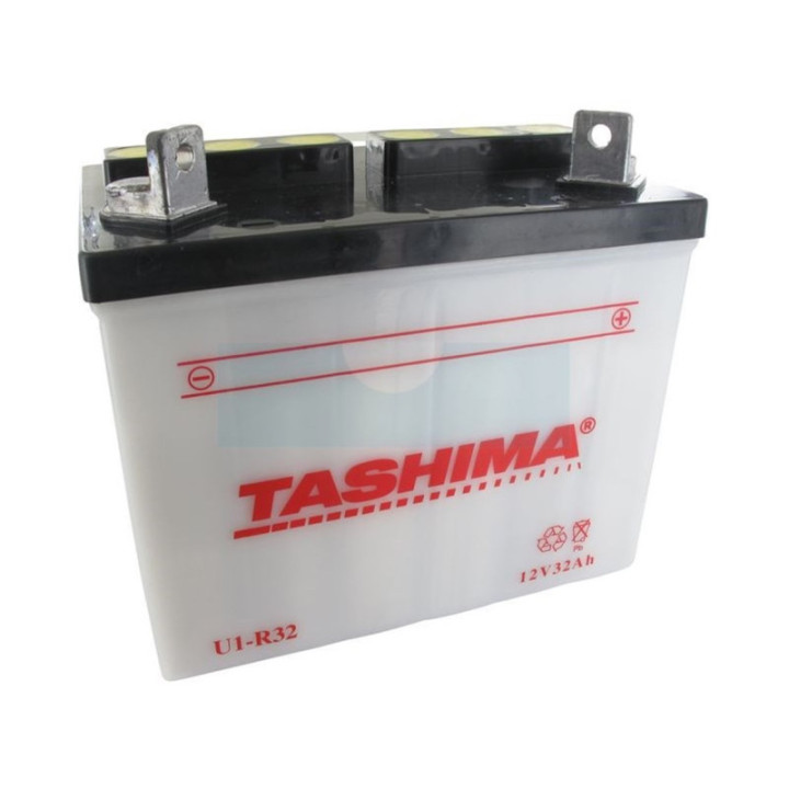 Batterie plomb Tashima pour tondeuse autoportée 12V, 32Ah (U1R32)