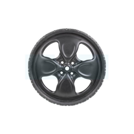 Roue arrière noire pour tondeuse Roques & Lecoeur (4101020008)