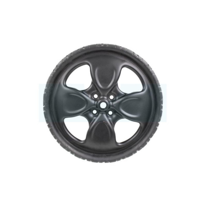 Roue arrière noire pour tondeuse Roques & Lecoeur (4101020008)