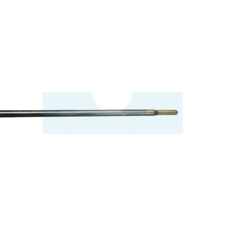 Arbre de transmission rigide universel pour débroussailleuse (Ø 8mm, Longueur : 154cm, 7 dents)