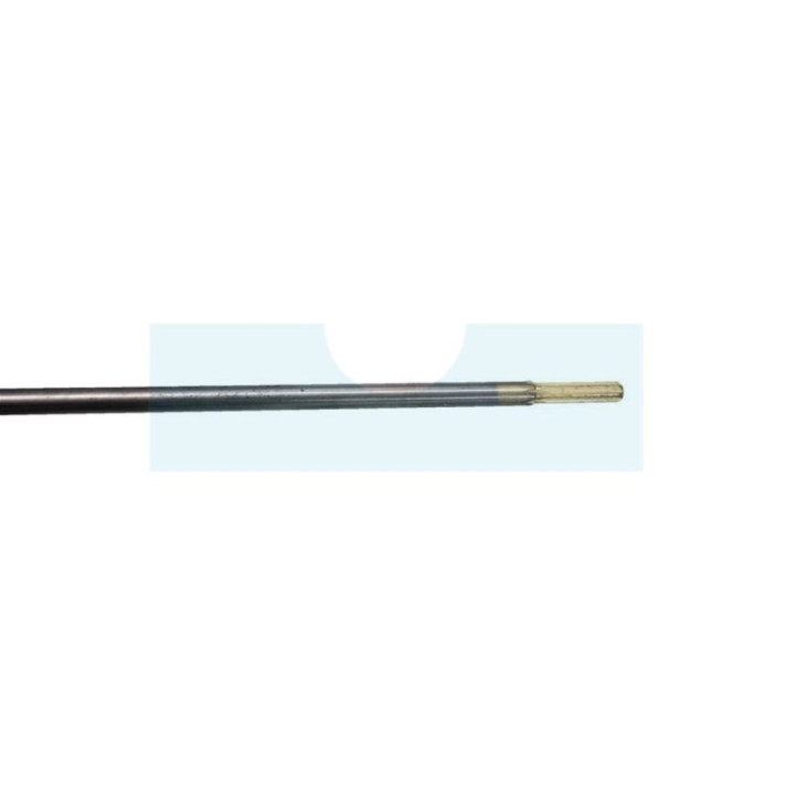 Arbre de transmission rigide universel pour débroussailleuse (Ø 8mm, Longueur : 154cm, 7 dents)