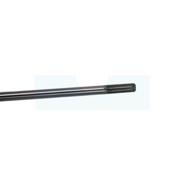 Arbre de transmission rigide universel pour débroussailleuse (Ø 8mm, Longueur : 154cm, 9 dents)