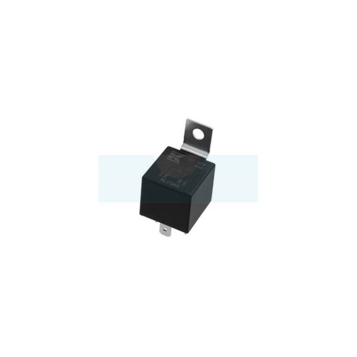 Mini relais 12V, normalement ouvert, 40A, avec support (RL112A3)