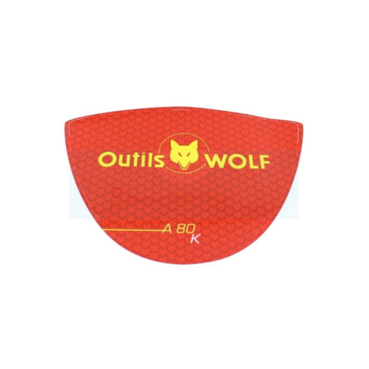 Autocollant pour tracteur tondeuse Wolf (54516)