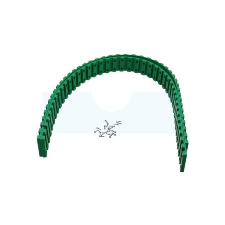 Paire de bandage de roue plus kit de vis Herband vert