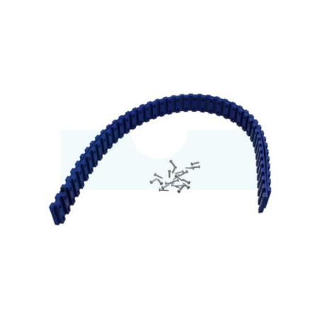 Paire de bandage de roue plus kit de vis Herband bleu