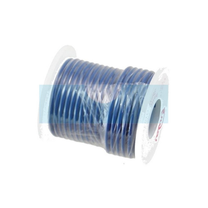 Rouleau de fil électrique bleu