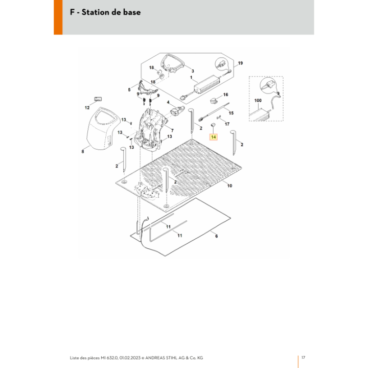 Connecteur pour tondeuse robot Viking (63094001600) | Motoculture-Distri-Piece.Fr