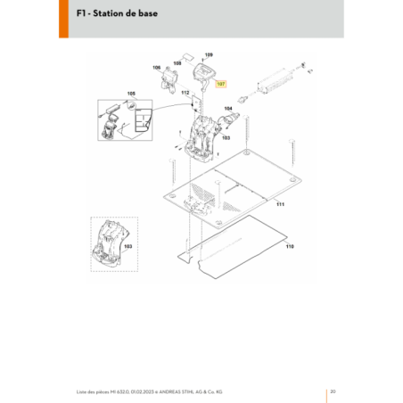 Recouvrement Complet pour tondeuse robot Viking (63094000110) | Motoculture-Distri-Piece.Fr