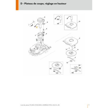Moteur de lame pour Viking (63096000211) | Motoculture-Distri-Piece.Fr