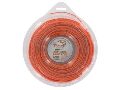 Fil nylon copolymère vortex Alu orange 2,4mm / 70m