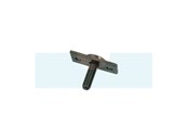 Platine fix.trappe pour tracteur tondeuse Wolf (ET50672)