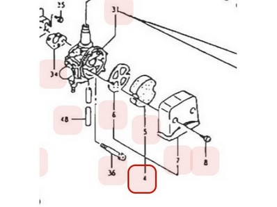 Filtre à air pour moteur Kawasaki (110102189)