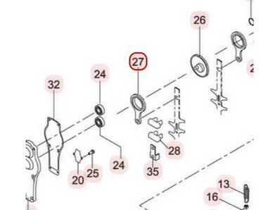 Biellette de transmission pour taille-haie Kaaz (11046105)