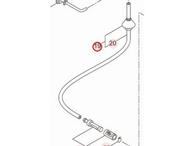 Tuyau d'huile + sortie réservoir pour tronçonneuse Maruyama (285523)