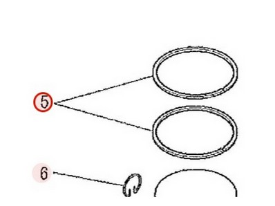 Segment pour moteur Mitsubishi (LP23006AA)