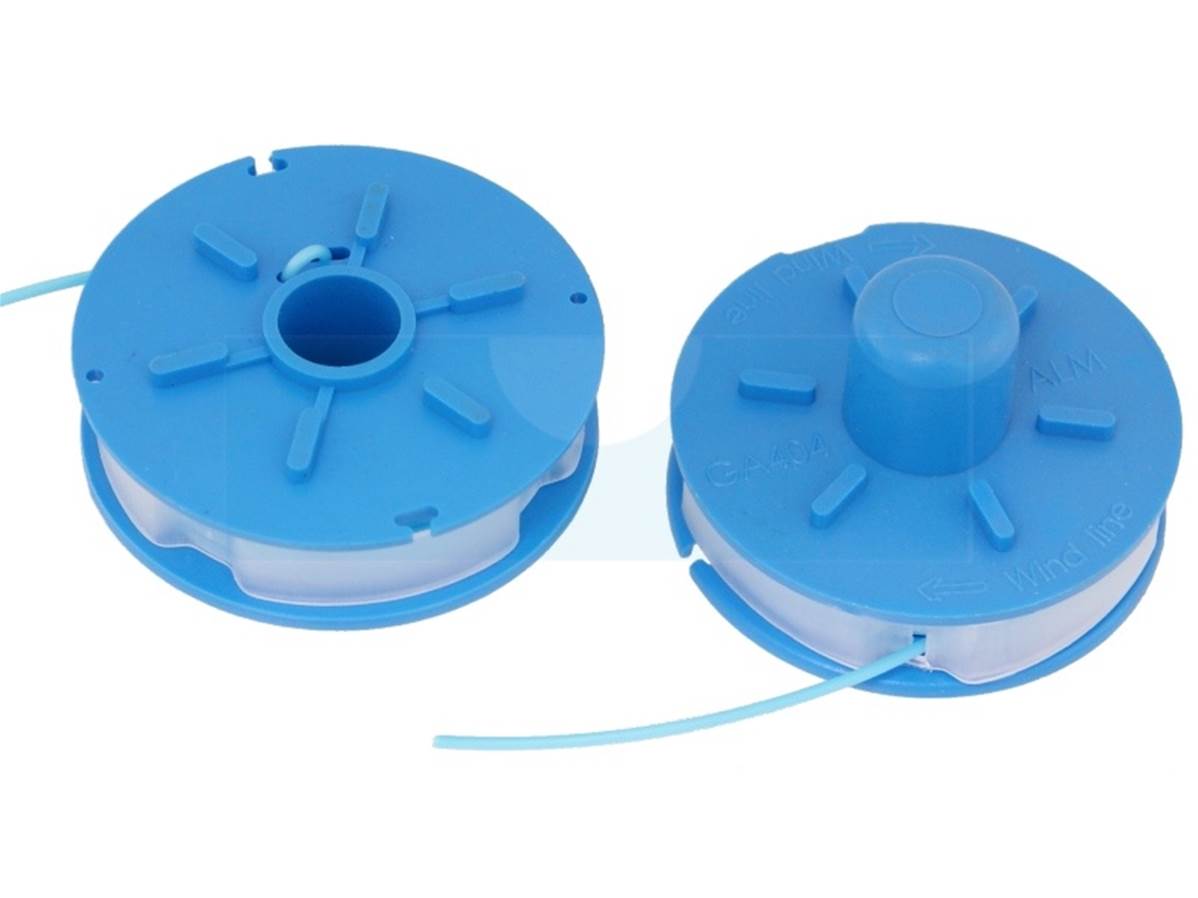 Bobine De Fil 1,6mm (2x) Adapté Pour Gardena Turbotrimmer 250 Débroussailleuse