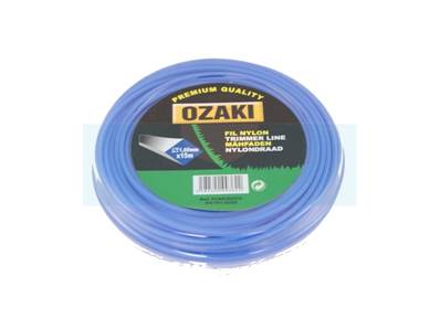 Fil nylon carré OZAKI pour débroussailleuse 1.6mm / 15m