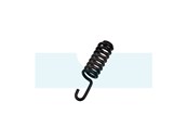 Ressort amortisseur pour tronçonneuse Mc Culloch (227307)